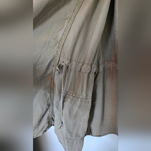 Knox Rose | Olive Green Flyaway Jacket Size Large - Picture 6 of 10